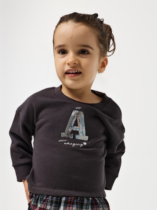 Camisola com folho Camisola com folho