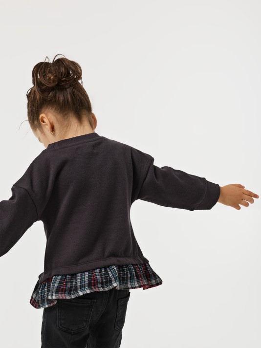 Camisola com folho Camisola com folho