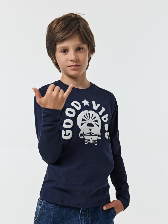 Camisola estampada