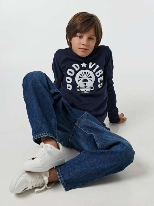 Calça de ganga skater Calça de ganga skater