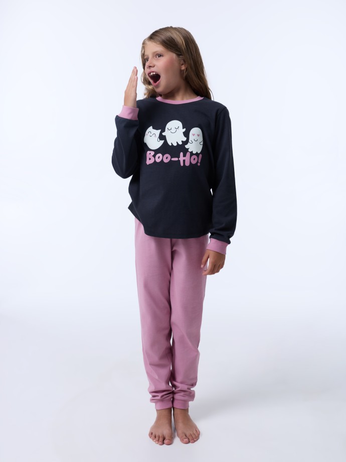Pijama longo estampado Pijama longo estampado
