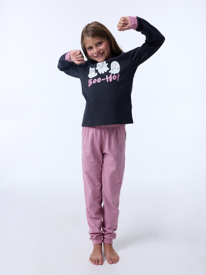 Pijama longo estampado Pijama longo estampado