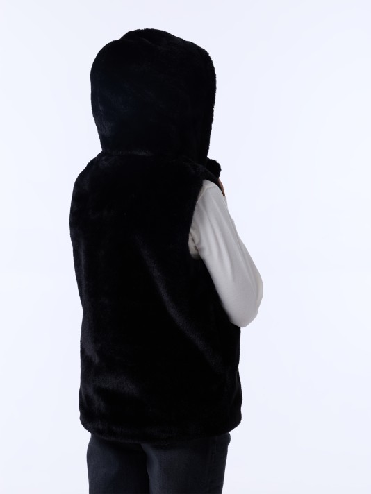 Colete em pelo sintético Colete em pelo sintético