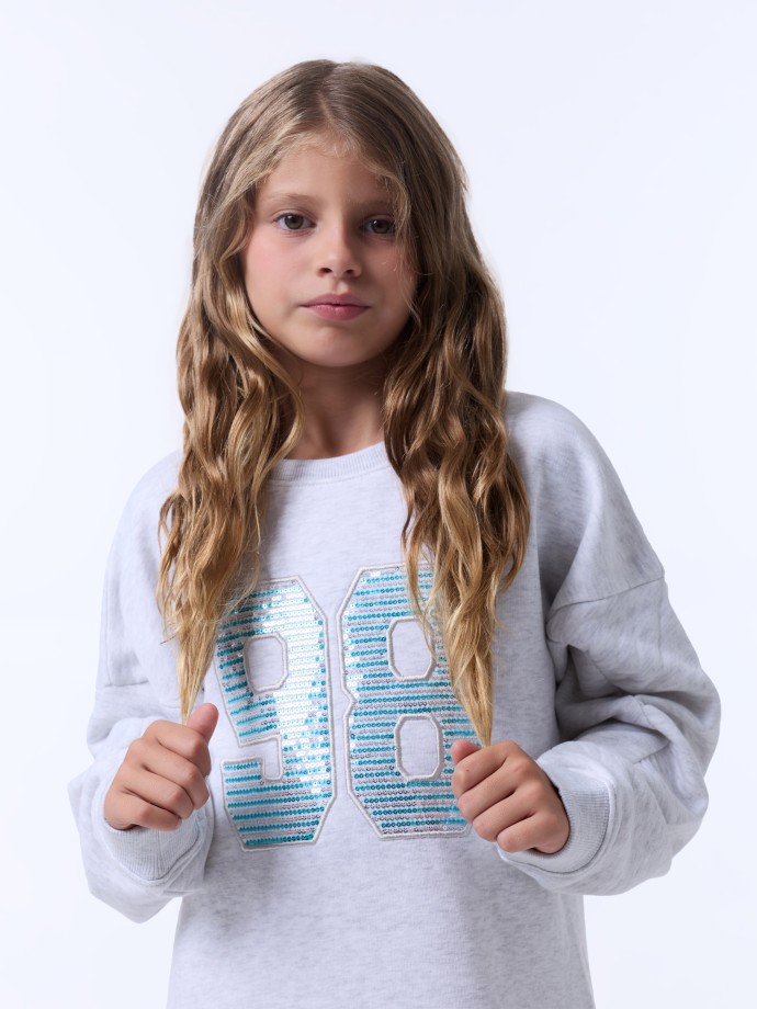 Vestido com lantejoulas