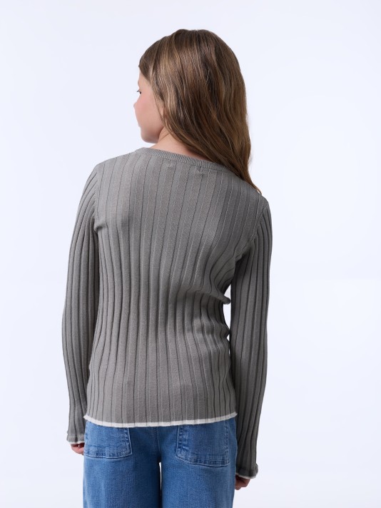 Camisola canelada Camisola canelada