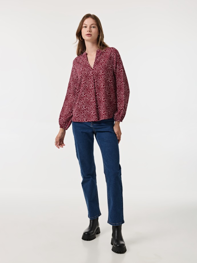Blusa estampada