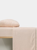 Jogo de lenis de solteiro em coralina