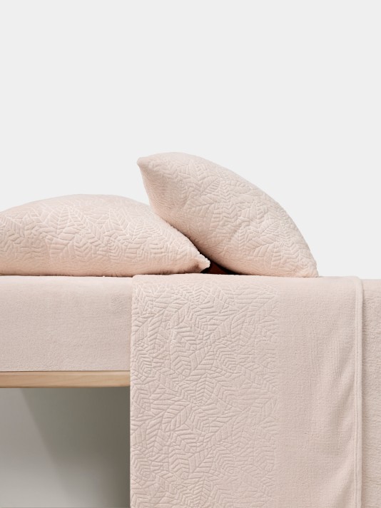 Jogo de lenis de casal em coralina