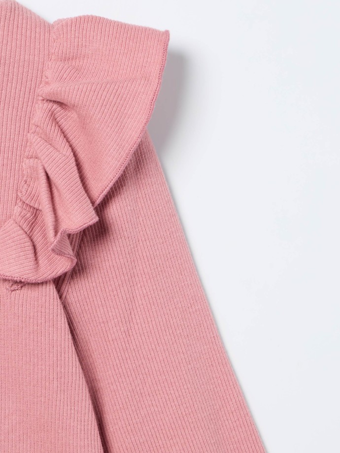 Camisola com folhos