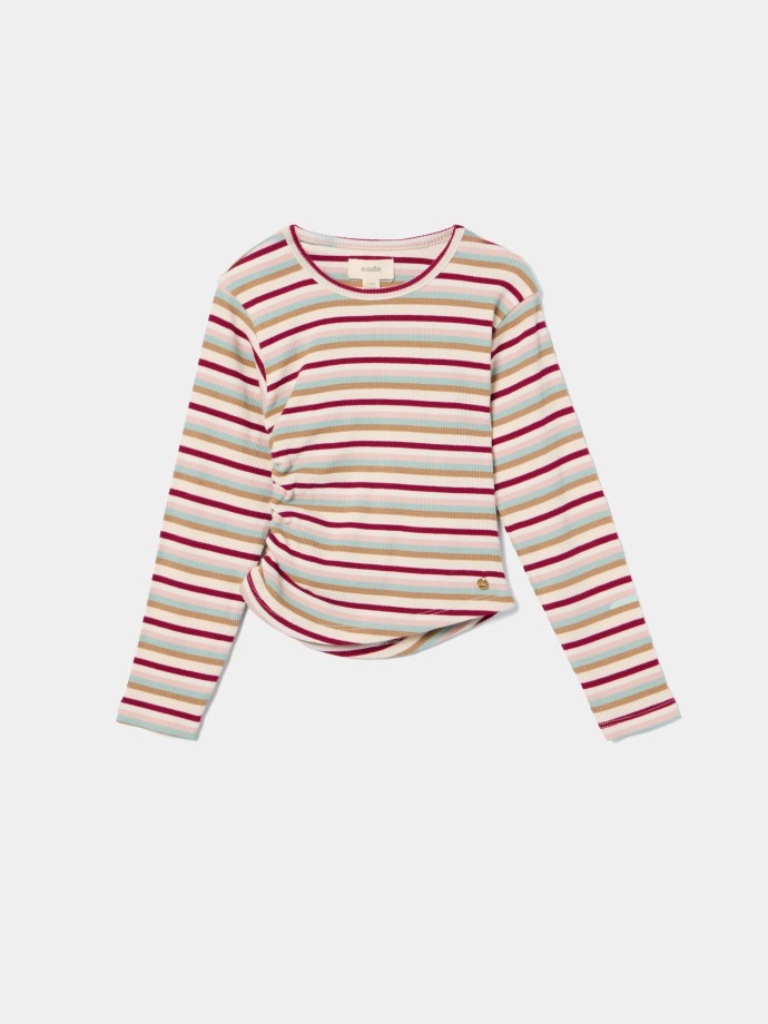 Camisola com riscas