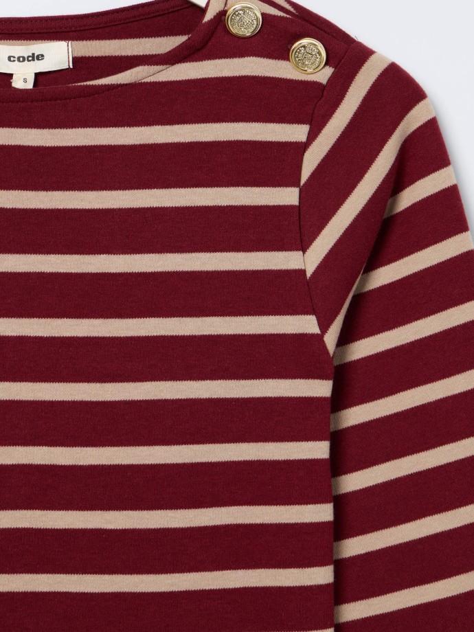 Camisola com botes