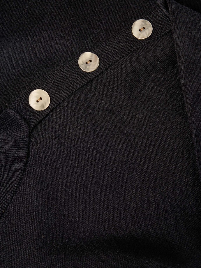 Camisola com botes