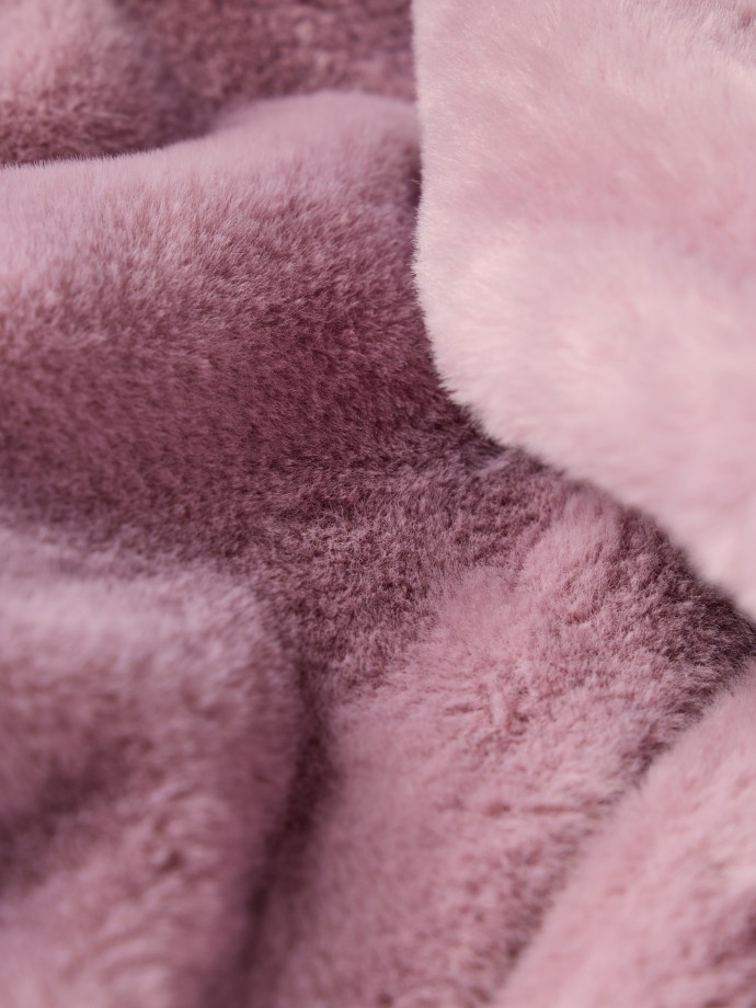 Casaco de pelo sinttico