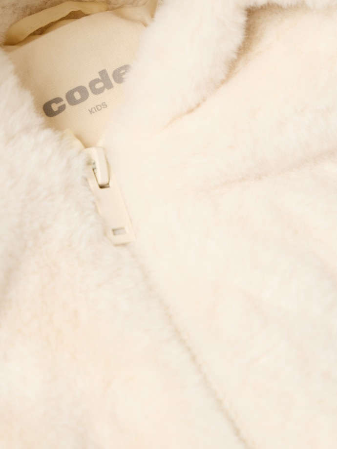 Casaco de pelo sinttico