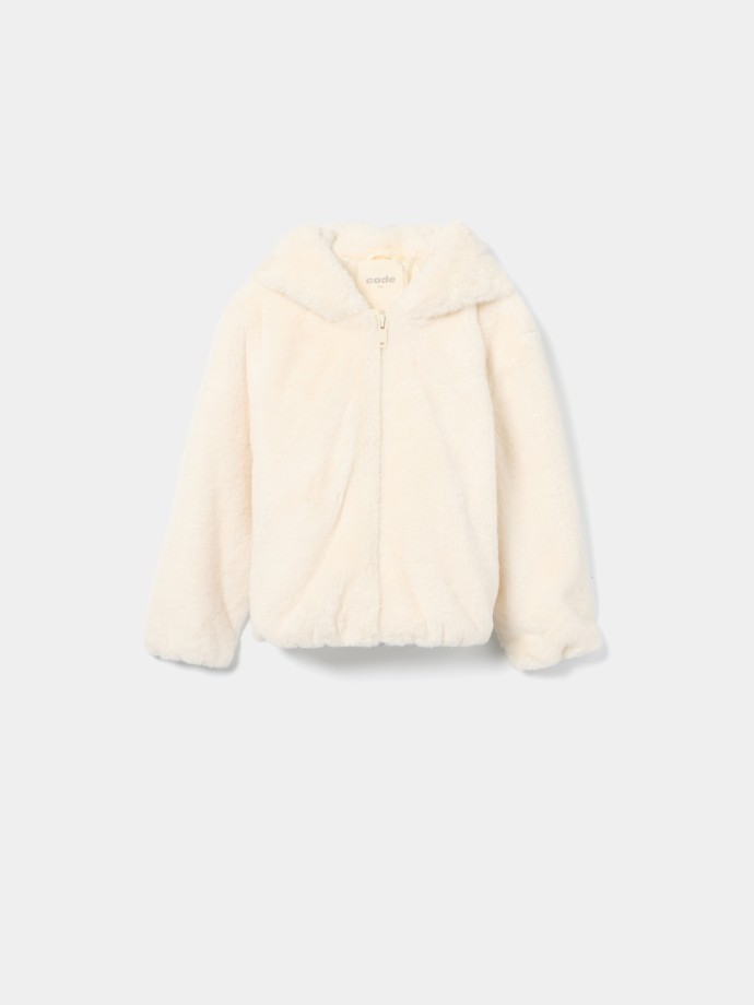 Casaco de pelo sinttico