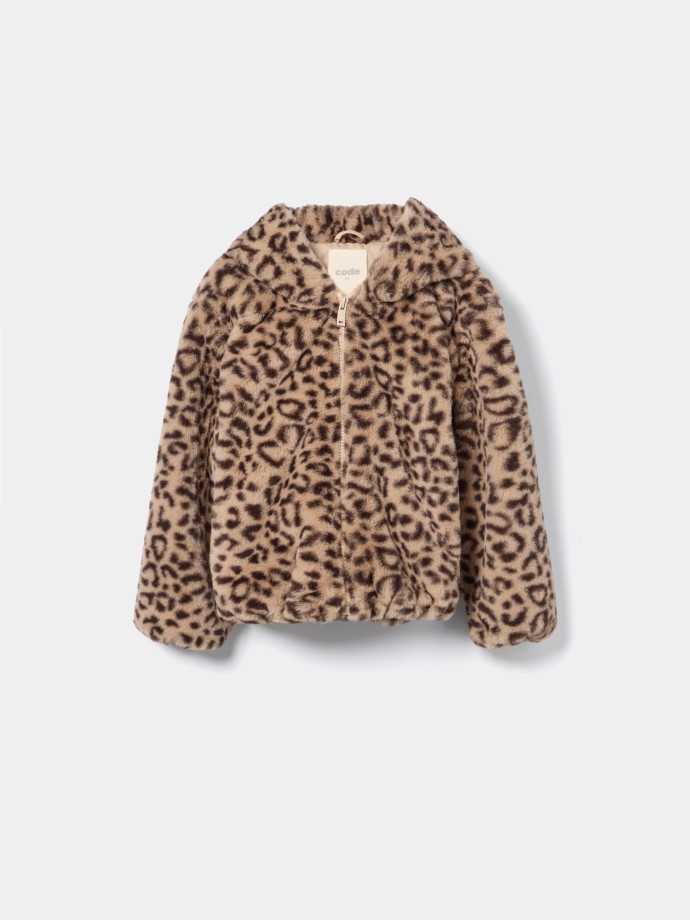 Casaco de pelo sinttico