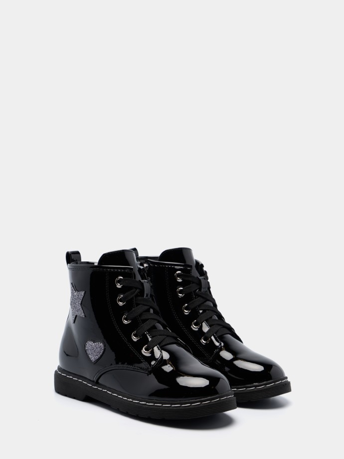 Botas com brilhos