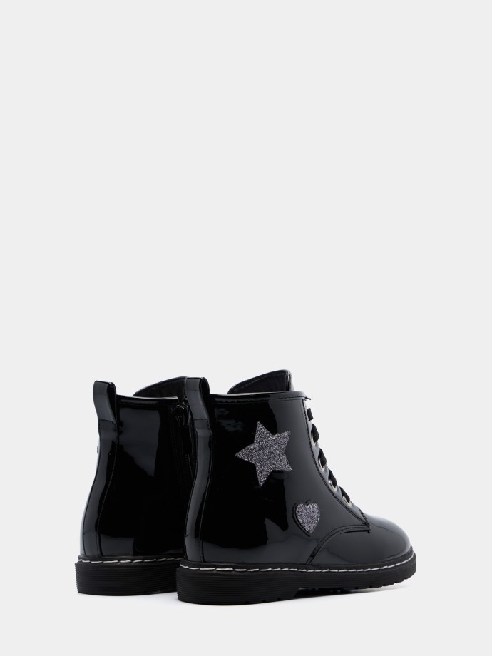 Botas com brilhos