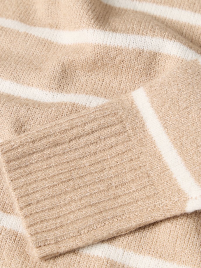 Camisola de malha s riscas