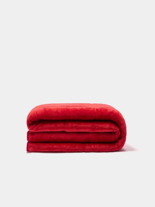 Edredo de veludo de casal