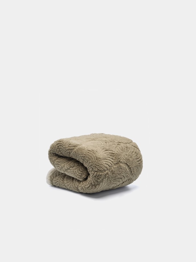Manta jacquard com sherpa