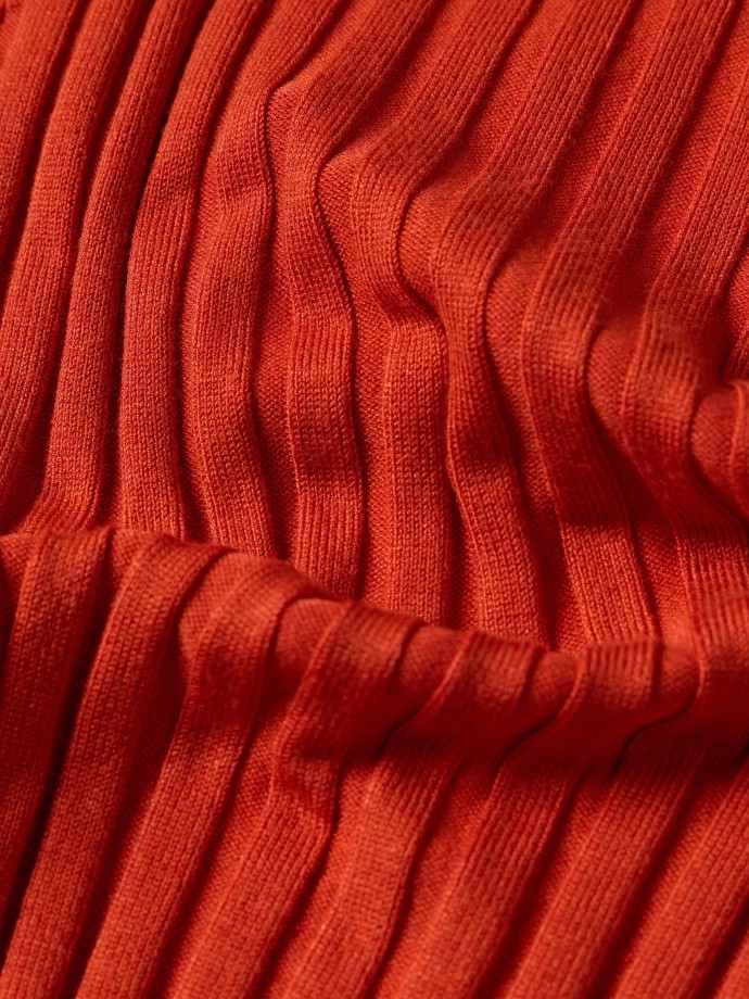 Camisola canelada