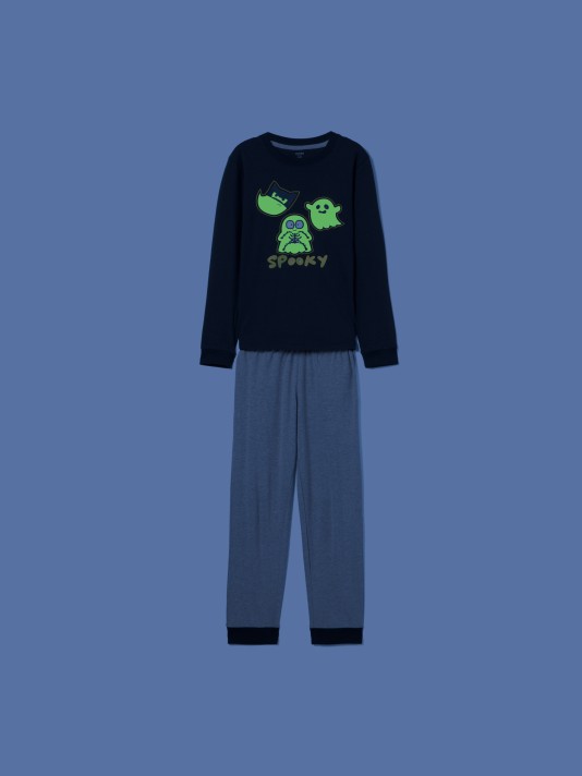 Pijama longo estampado Pijama longo estampado