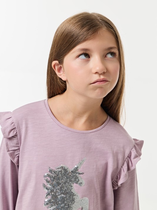 Camisola com lantejoulas Camisola com lantejoulas