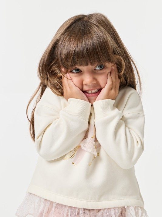 Camisola com folho Camisola com folho