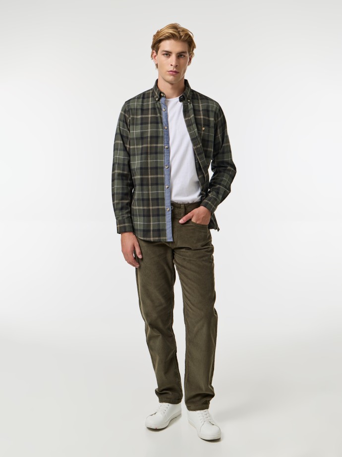 Calças de bombazine Calças de bombazine