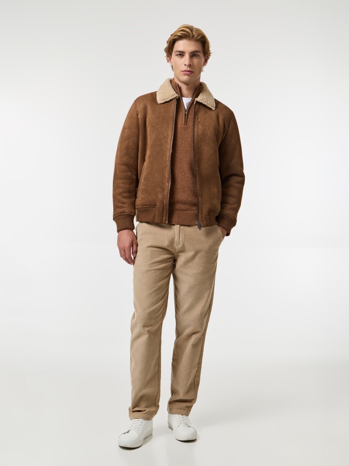 Calças chino de bombazine Calças chino de bombazine