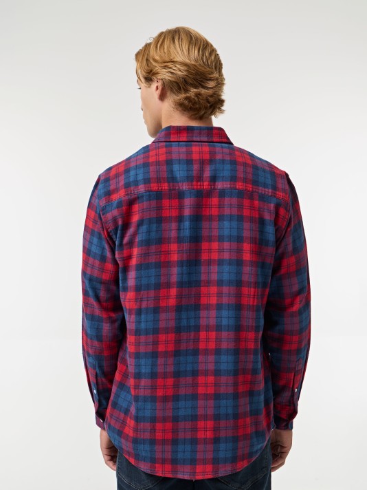 Camisa xadrez em flanela Camisa xadrez em flanela