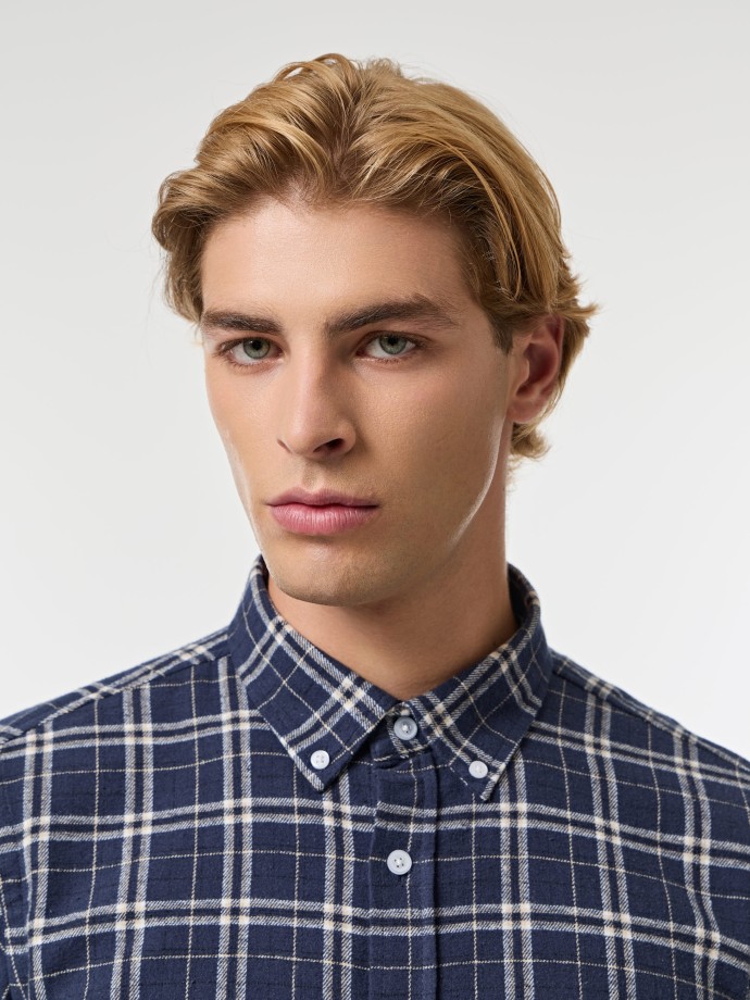 Camisa xadrez em flanela