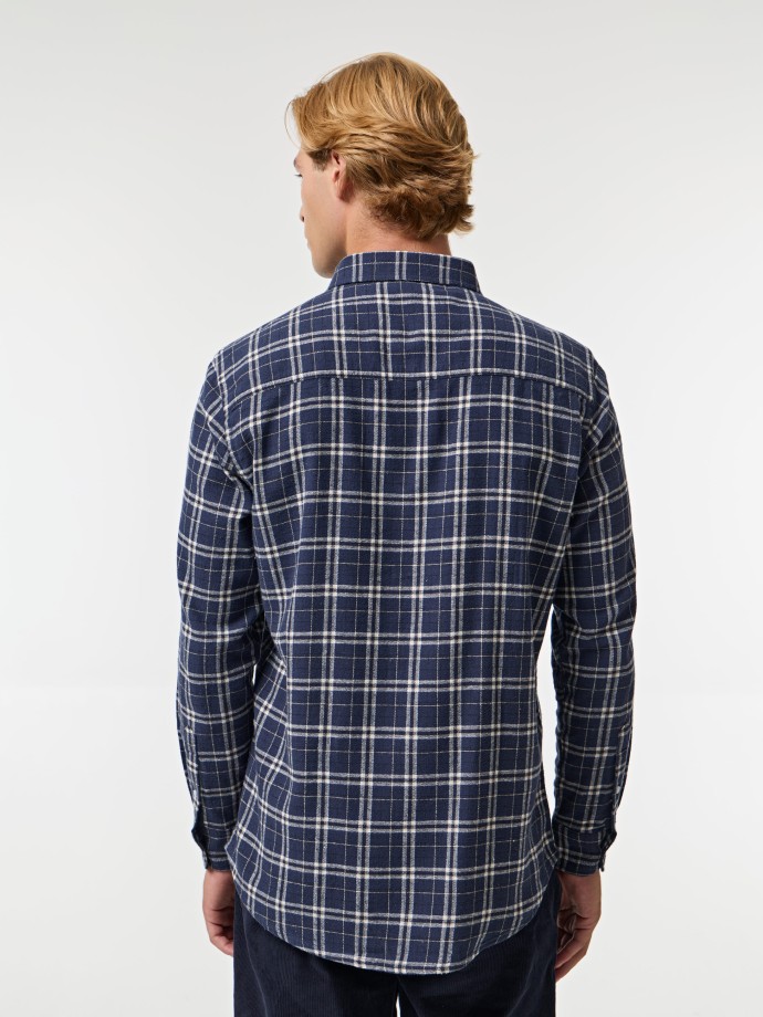 Camisa xadrez em flanela