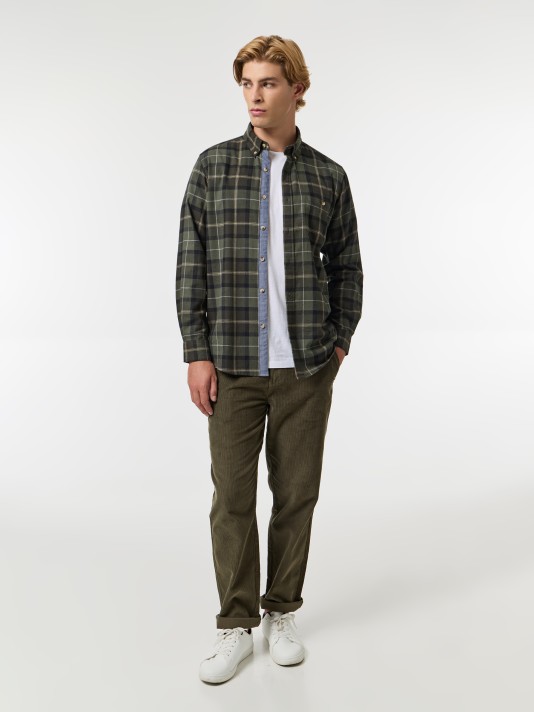 Camisa xadrez em flanela Camisa xadrez em flanela