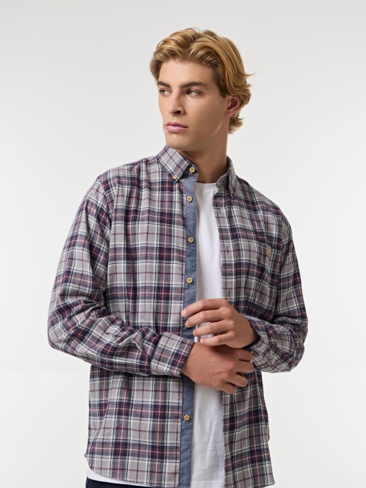 Camisa xadrez em flanela