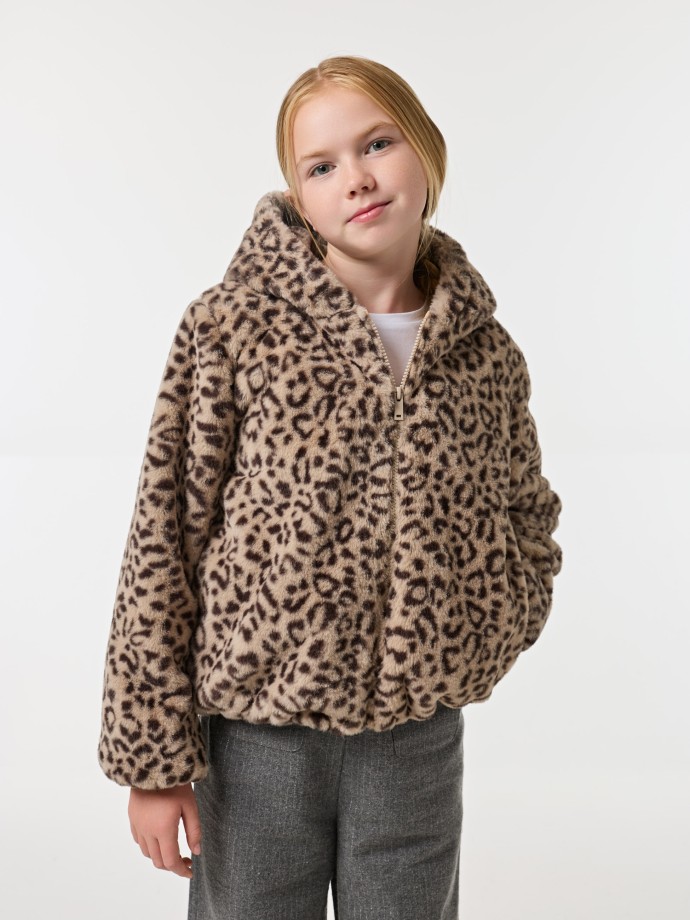 Casaco de pelo sinttico