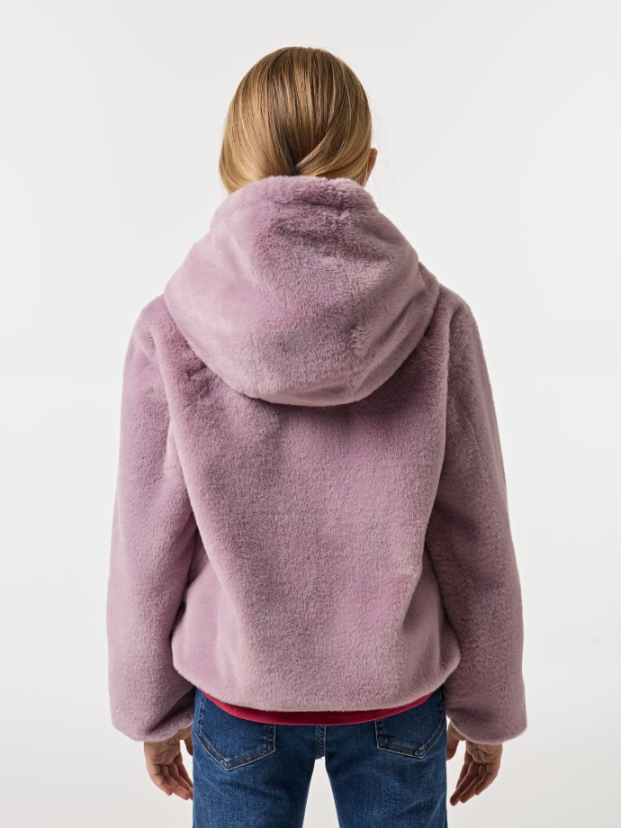 Casaco de pelo sinttico