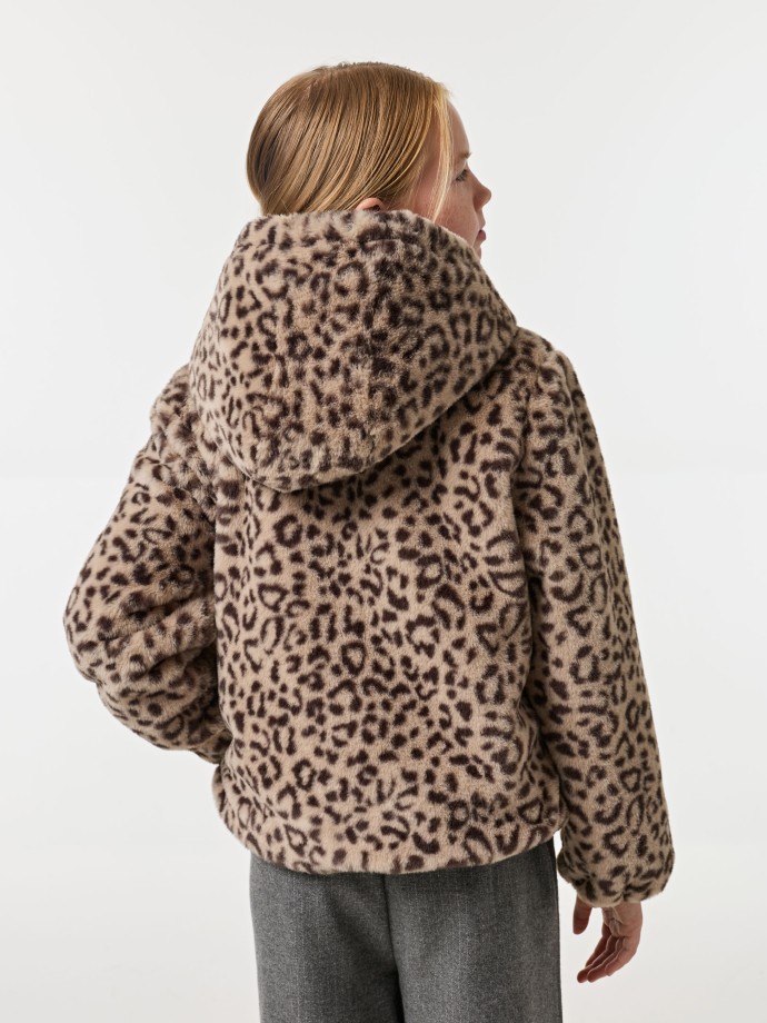 Casaco de pelo sinttico