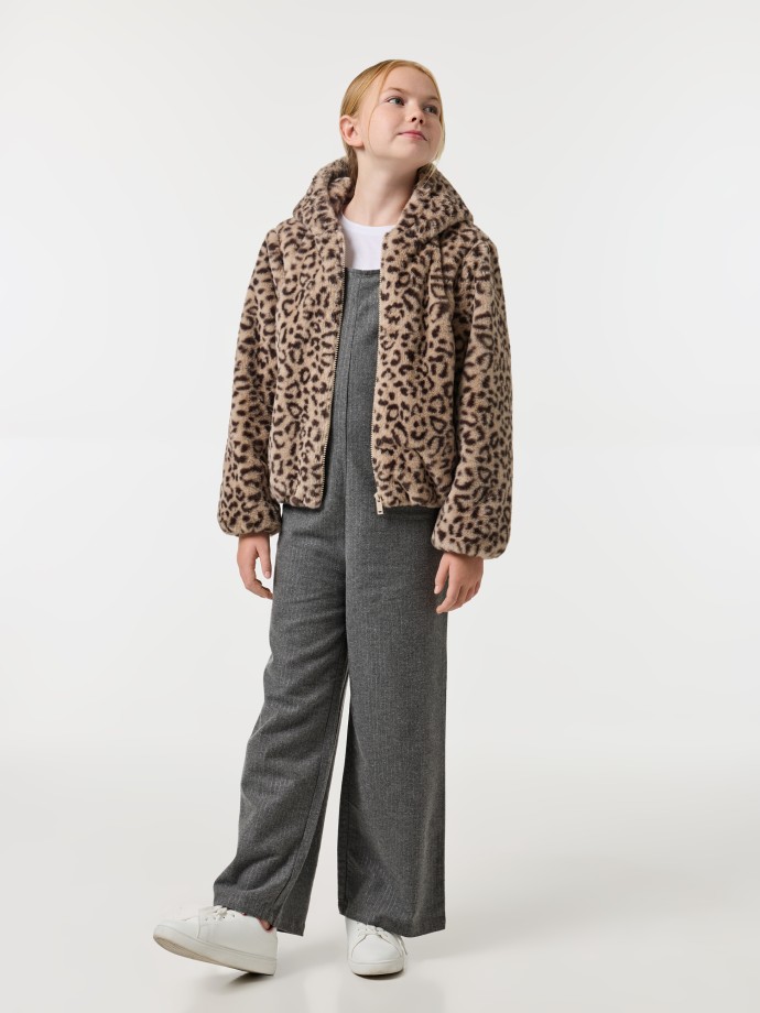 Casaco de pelo sinttico