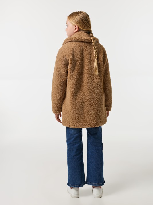 Casaco de pelo encaracolado Casaco de pelo encaracolado