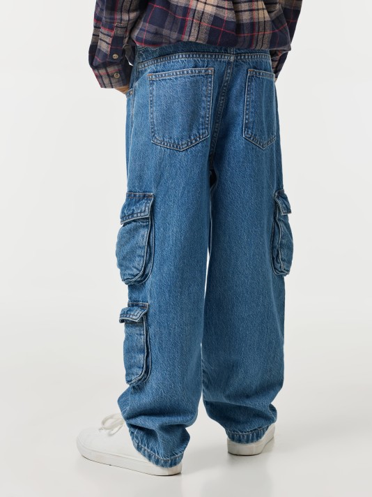 Calças com bolsos Calças com bolsos