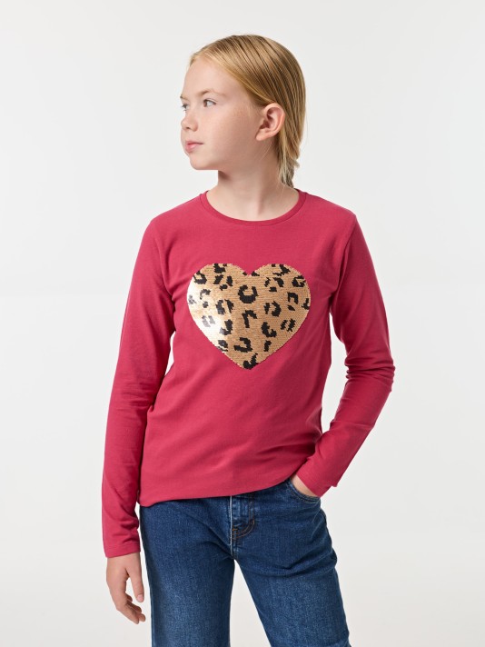 Camisola com lantejoulas