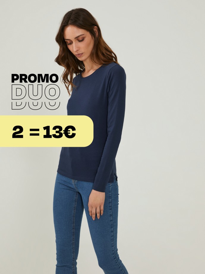 Camisola de manga comprida