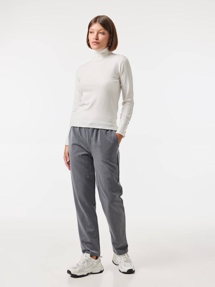 Camisola de gola alta