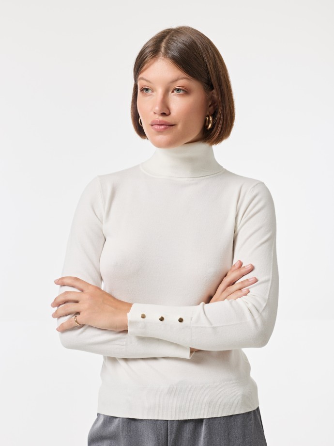 Camisola de gola alta