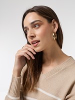 Camisola de malha s riscas