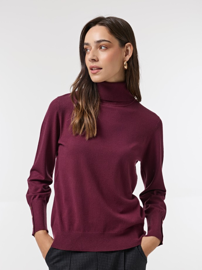 Camisola de gola alta Camisola de gola alta