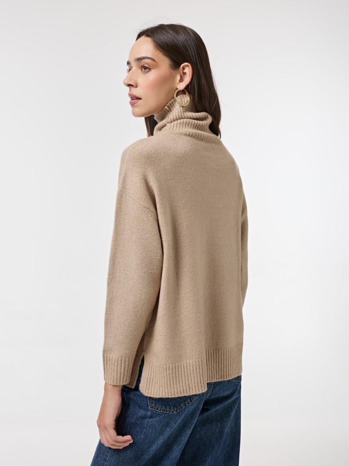 Camisola de gola alta