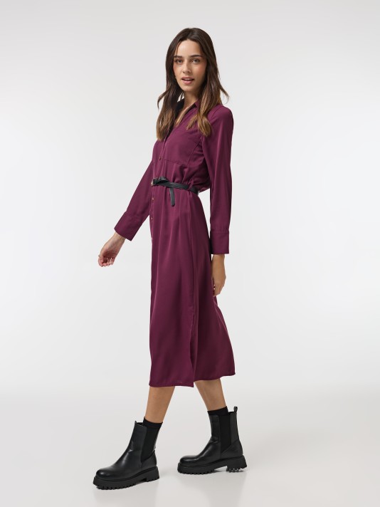 Vestido estilo camiseiro Vestido estilo camiseiro